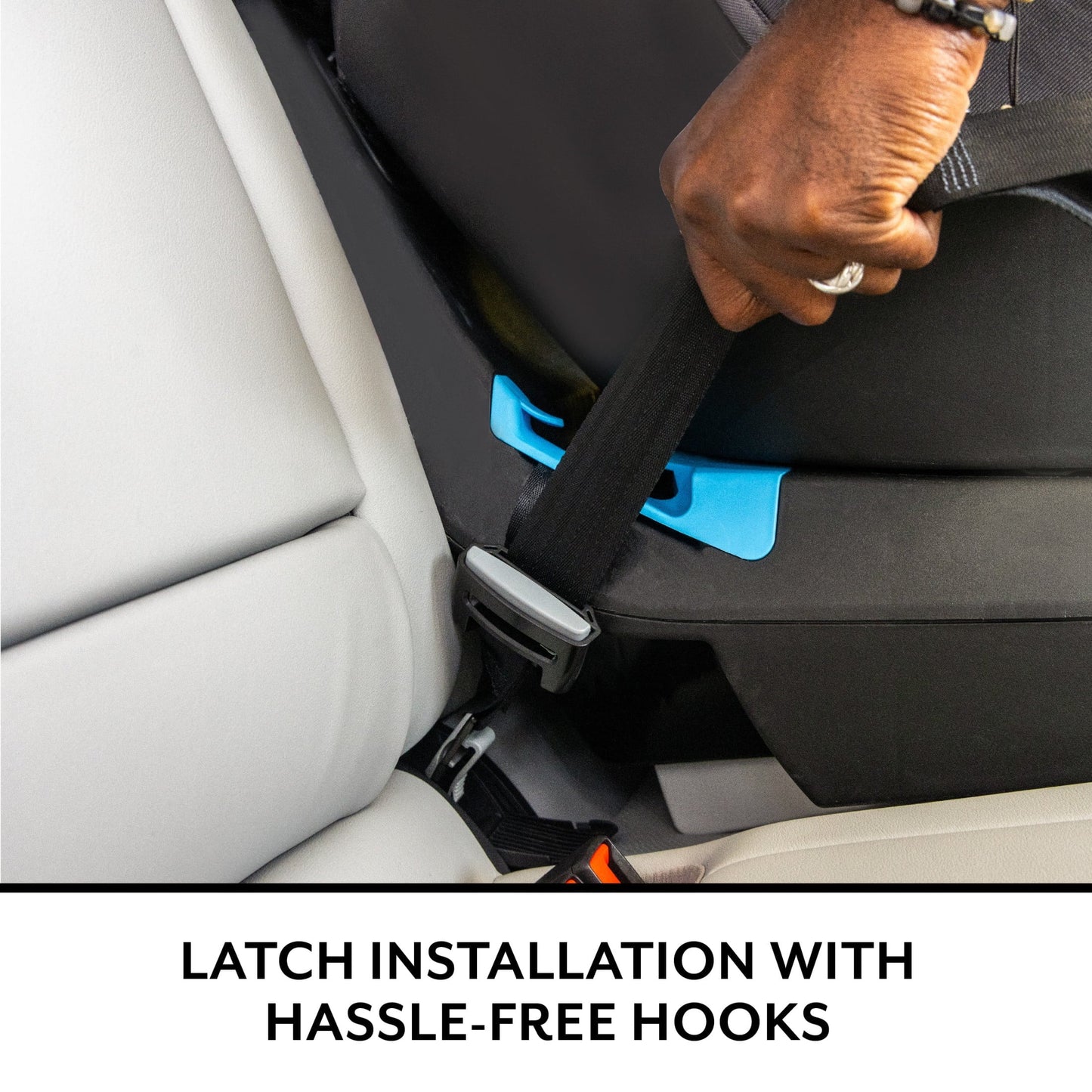 REO by Revolve360 Rotating 2-In-1 Convertible Car Seat, 360 Degrees, Infant to Toddler, Forward and Rear Facing, Compact Design, One-Time Install (Holden)