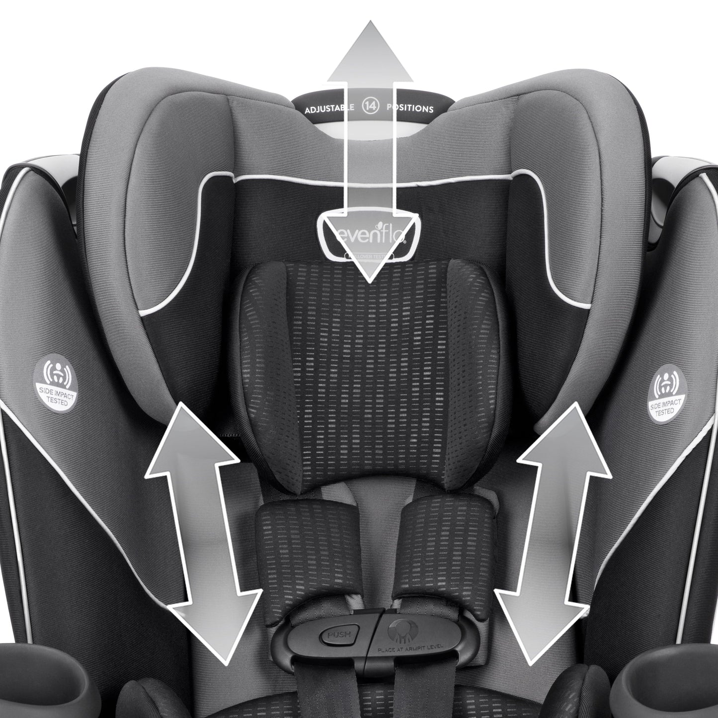 Revolve360 Rotational All-In-One Car Seat (Amherst Gray)
