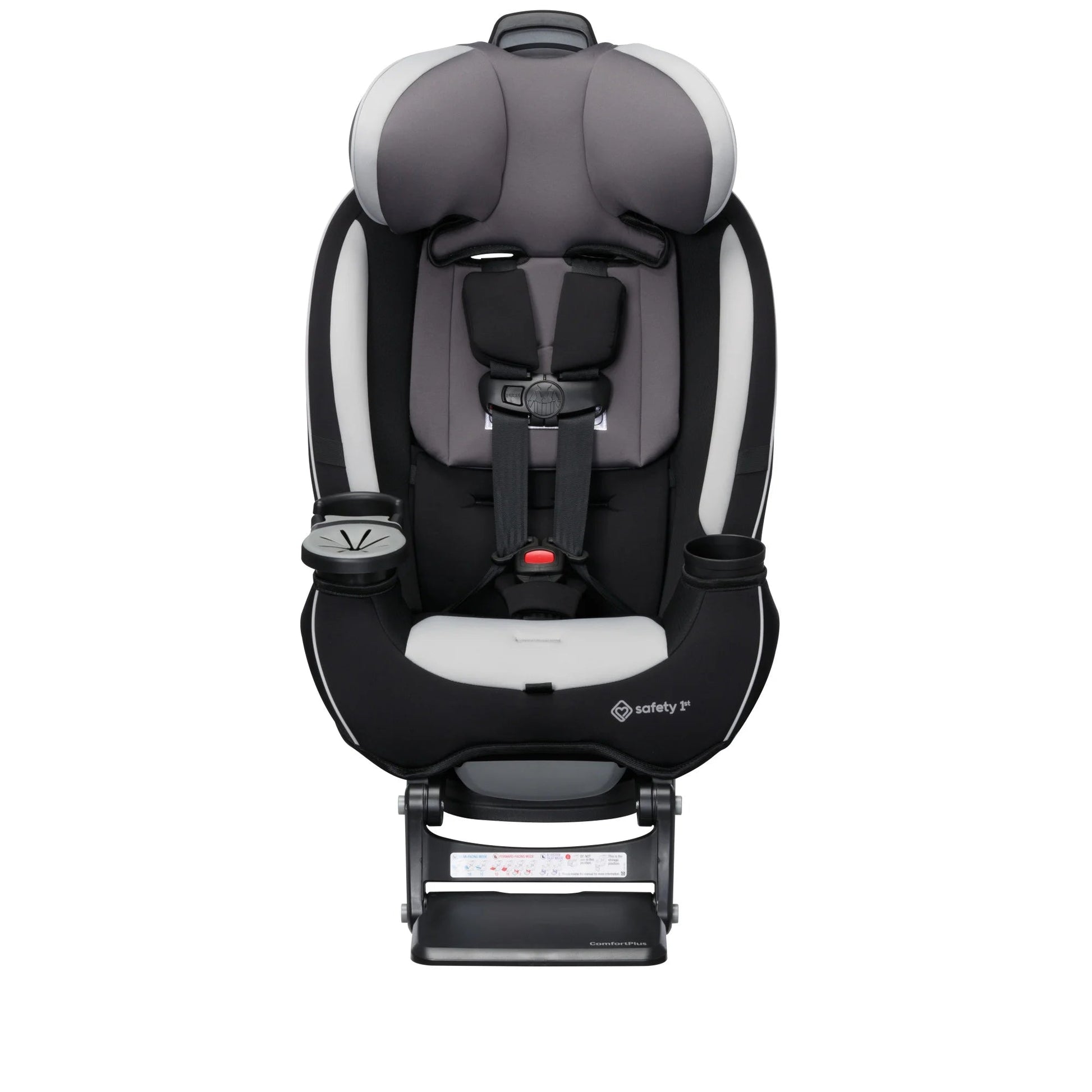 Grow and Go Extend N Ride LX All in One Convertible Infant & Toddler Car Seat, Black Pepper