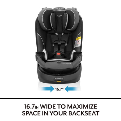 Revolve360 Slim 2-In-1 Rotating Car Seat, Cambridge, Black/Gray
