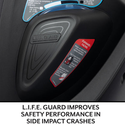 Revolve360 Slim 2-In-1 Rotating Car Seat, Cambridge, Black/Gray