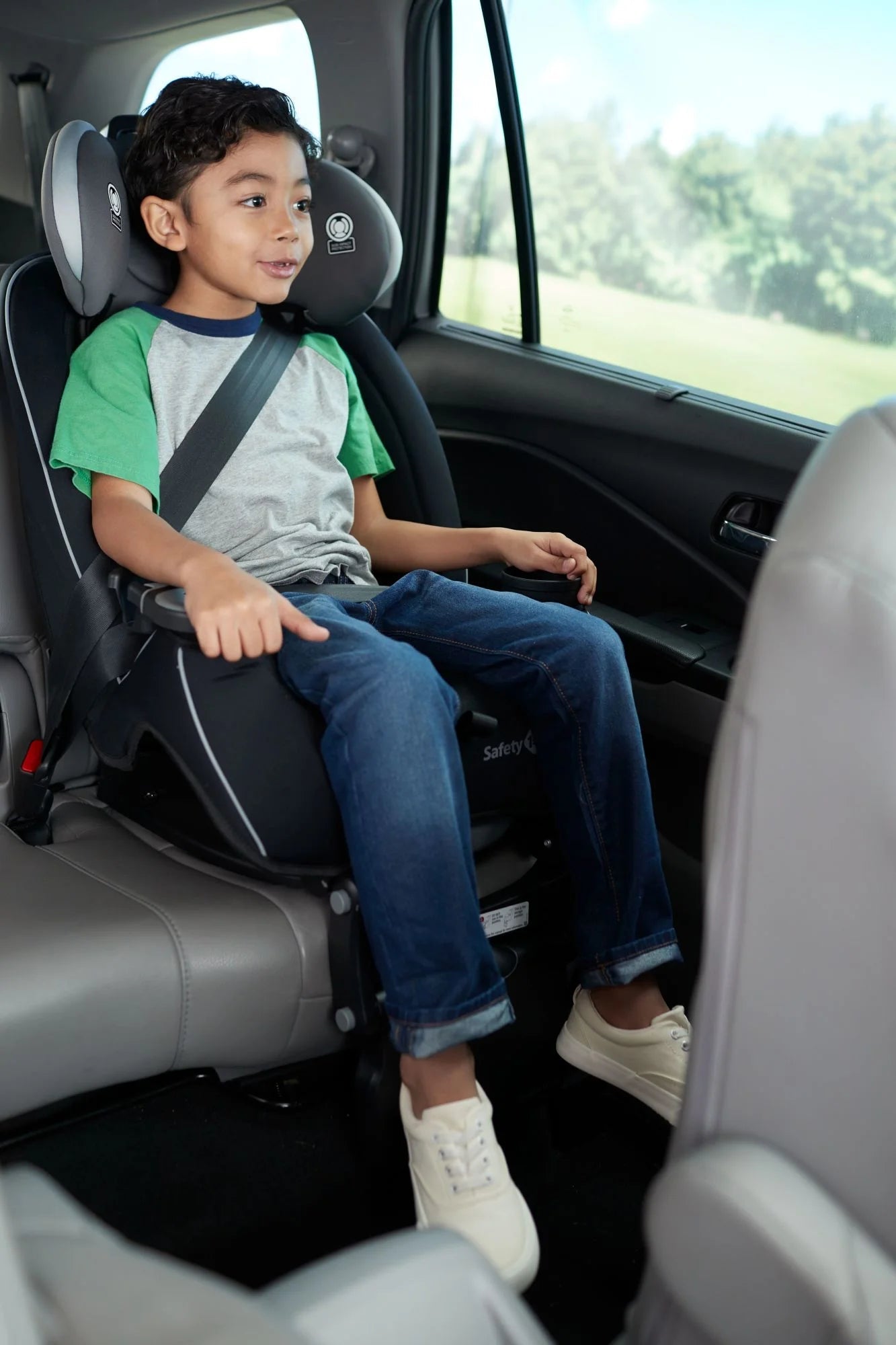 Grow and Go Extend N Ride LX All in One Convertible Infant & Toddler Car Seat, Black Pepper