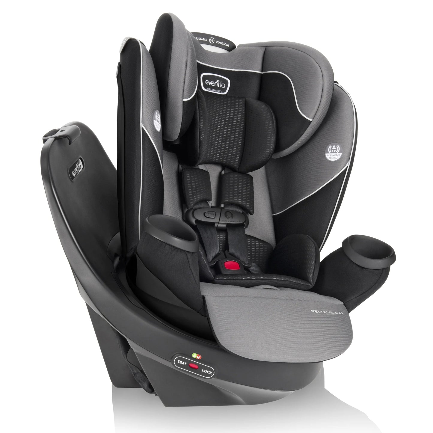 Revolve360 Rotational All-In-One Car Seat (Amherst Gray)