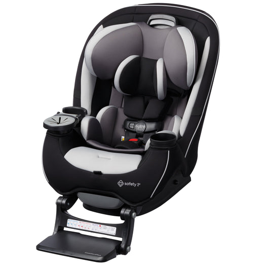 Grow and Go Extend N Ride LX All in One Convertible Infant & Toddler Car Seat, Black Pepper