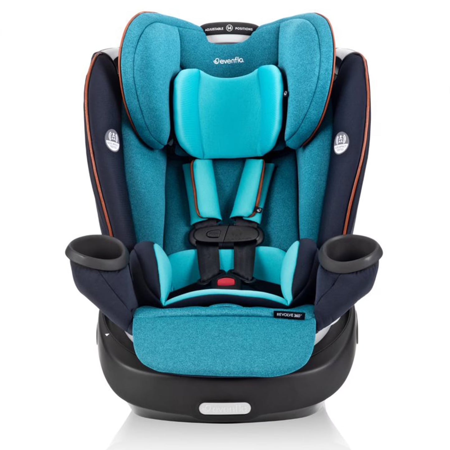 Revolve360 Rotational All-In-One Convertible Baby Car Seat (Sapphire Blue)