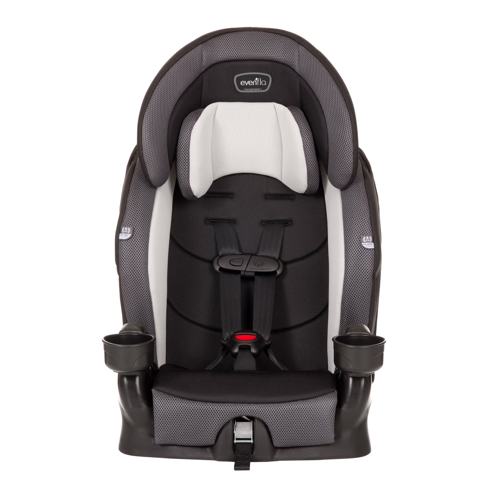 Chase plus 2-In-1 Booster Toddler Car Seat (Huron Black)